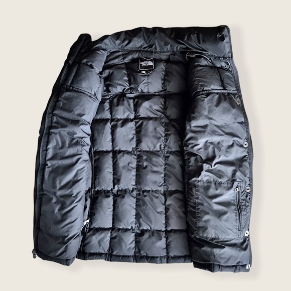 North Face 600 Down Puffer Classic Cold Weather Fall/Winter Cozy Black Jacket - Picture 11 of 16